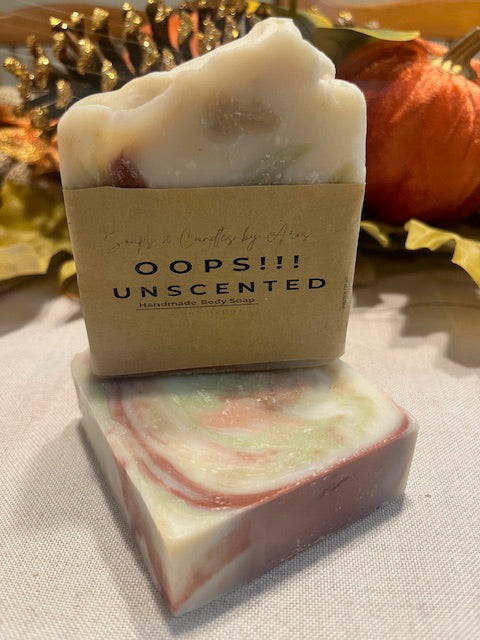Oops!!! Unscented! Handmade Natural Clay Soap