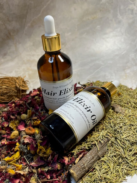 Hair Elixir Oil | Botanical Growth & Nourishment Blend