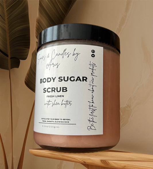 Fresh Linen Body Sugar Scrub