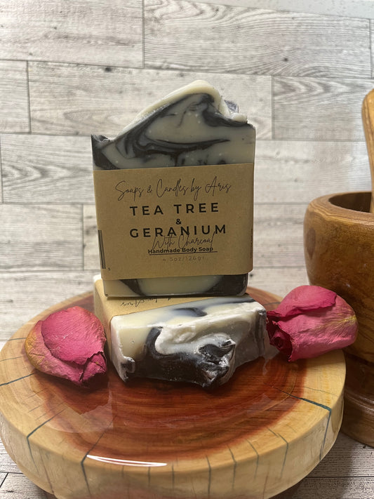 Tea Tree & Geranium Handmade Soap