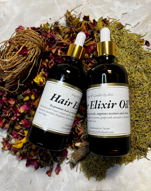 Hair Elixir Oil | Botanical Growth & Nourishment Blend