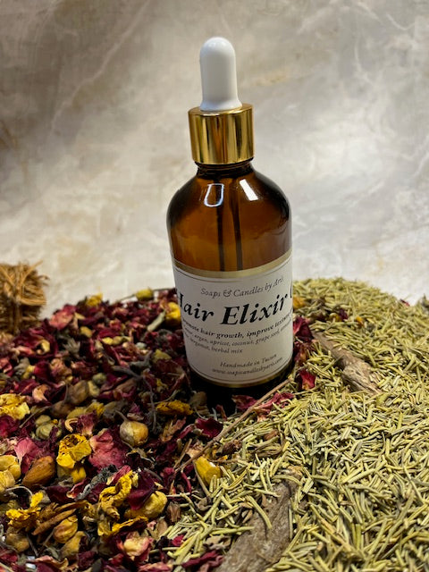 Hair Elixir Oil | Botanical Growth & Nourishment Blend