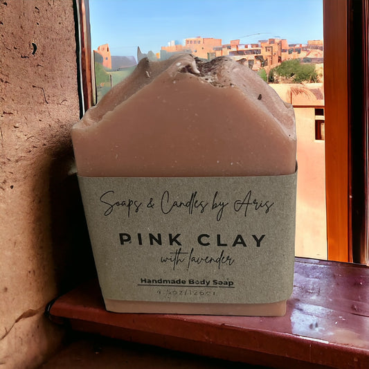 Pink Clay Soap, Triple Butter