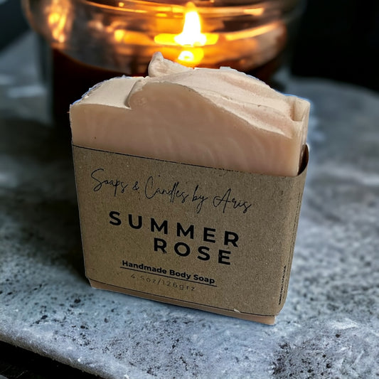 Summer Rose Handmade Soap