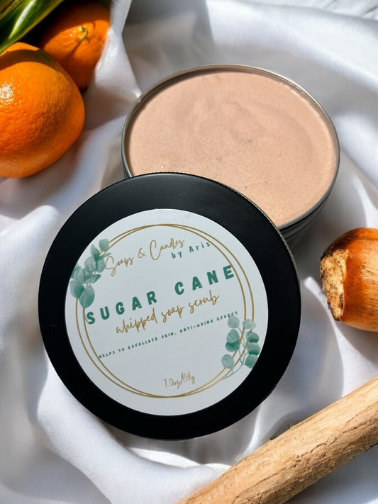 Sugar Cane Whipped Soap Scrub