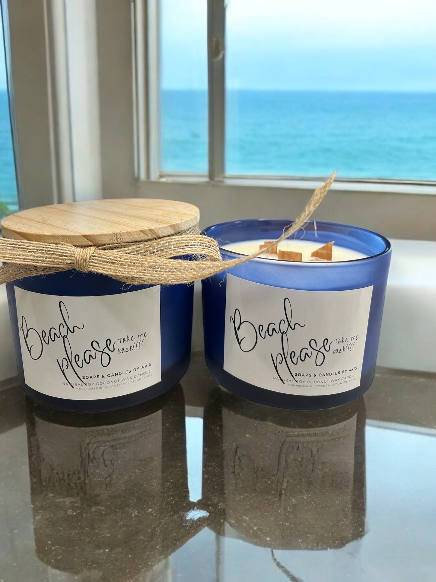 Beach Please Candle